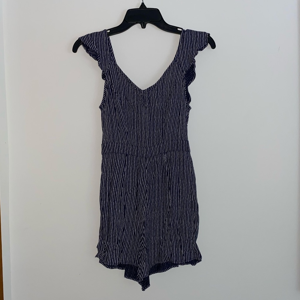 American Eagle Striped Romper